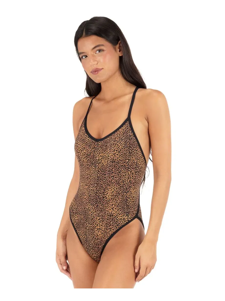 Женский слитный купальник Soft Spot Cheeky Hurley — изображение 3 из 4, еж/перезвонок