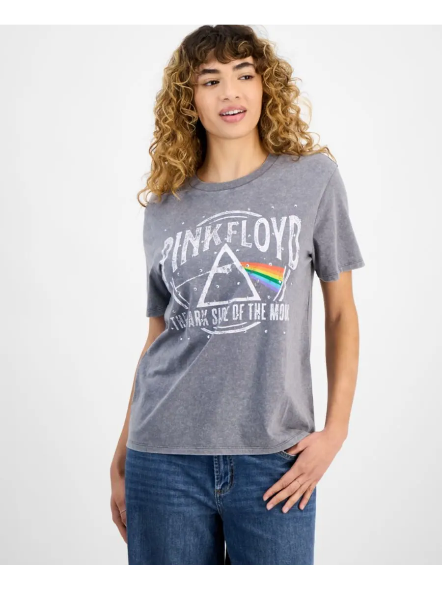 Детская футболка с графическим принтом Pink Floyd Love Tribe — серый