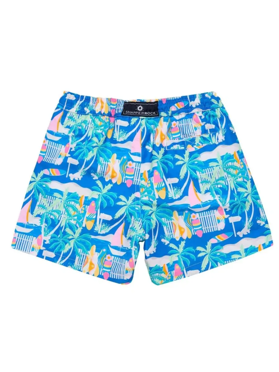 Плавки с принтом Breakwater Beach Swim Shorts Snapper Rock — изображение 2 из 4, синий