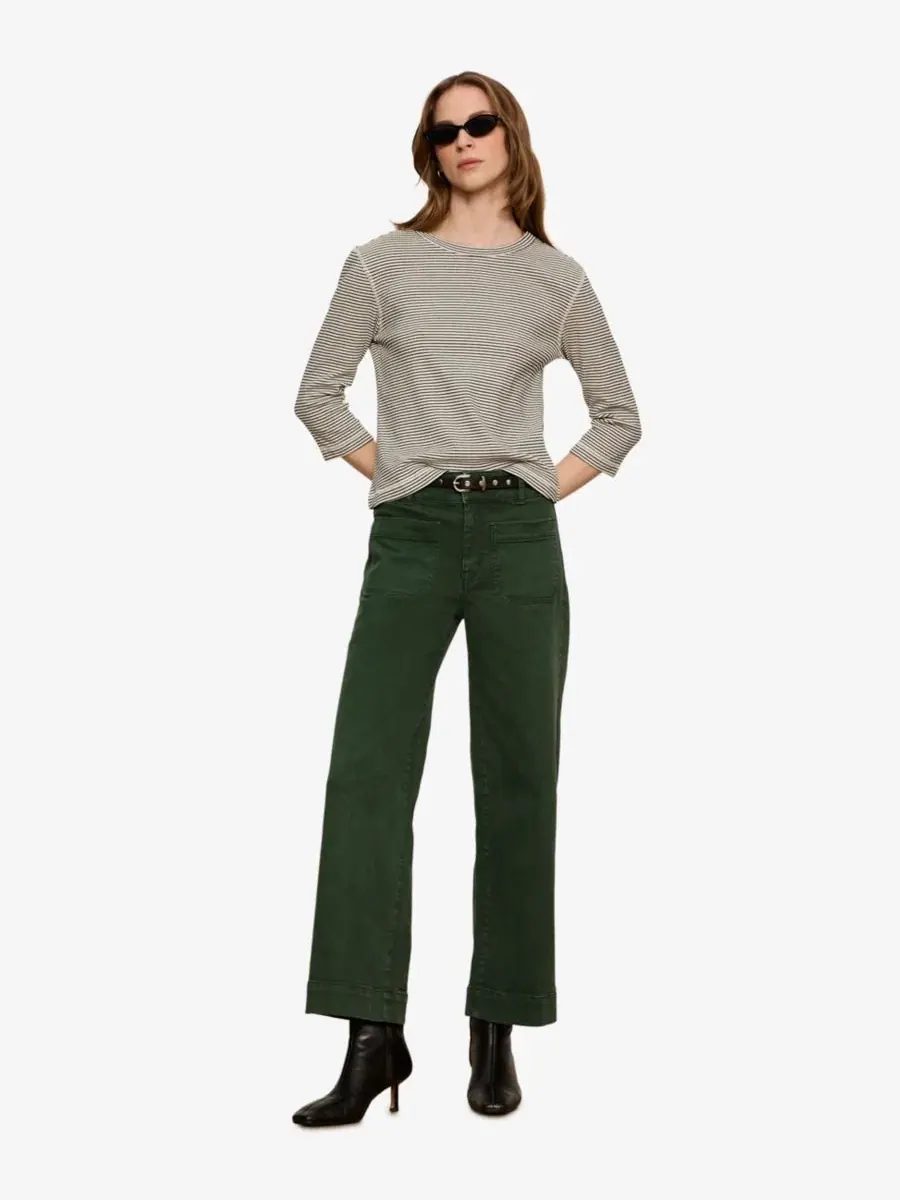 Джинсы с широкой штаниной и укороченной длиной Petite Chelsea Wide-Leg Pocket Ankle Jeans Sanctuary — изображение 3 из 6