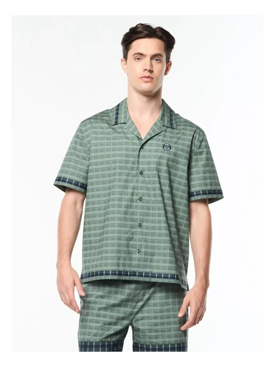 Рубашка Quadretto Cabana Sergio Tacchini — изображение 1 из 5, зеленый