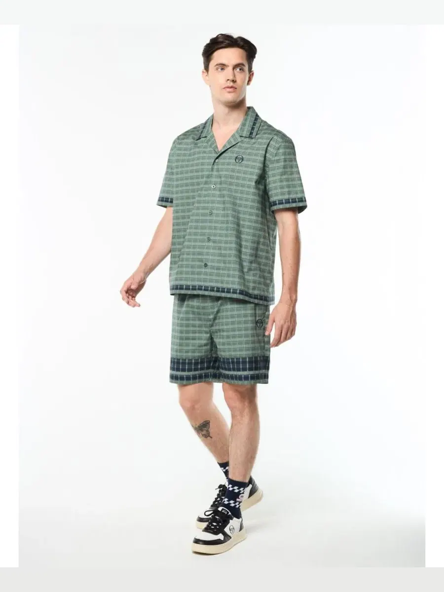 Рубашка Quadretto Cabana Sergio Tacchini — изображение 2 из 5, зеленый