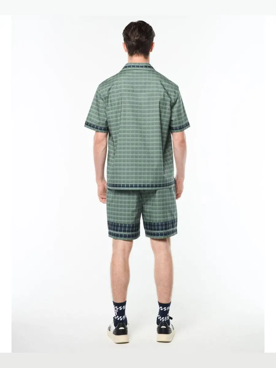 Рубашка Quadretto Cabana Sergio Tacchini — изображение 3 из 5, зеленый
