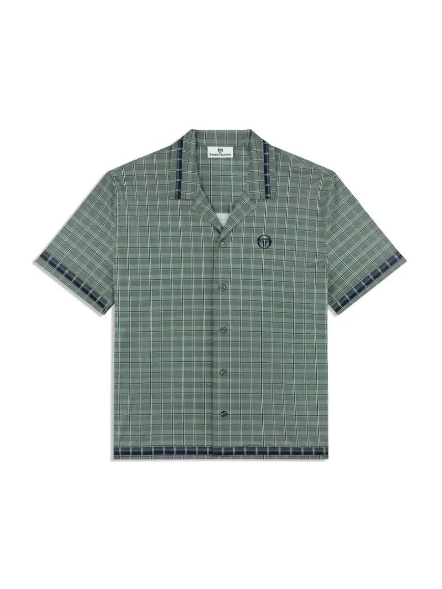 Рубашка Quadretto Cabana Sergio Tacchini — изображение 4 из 5, зеленый
