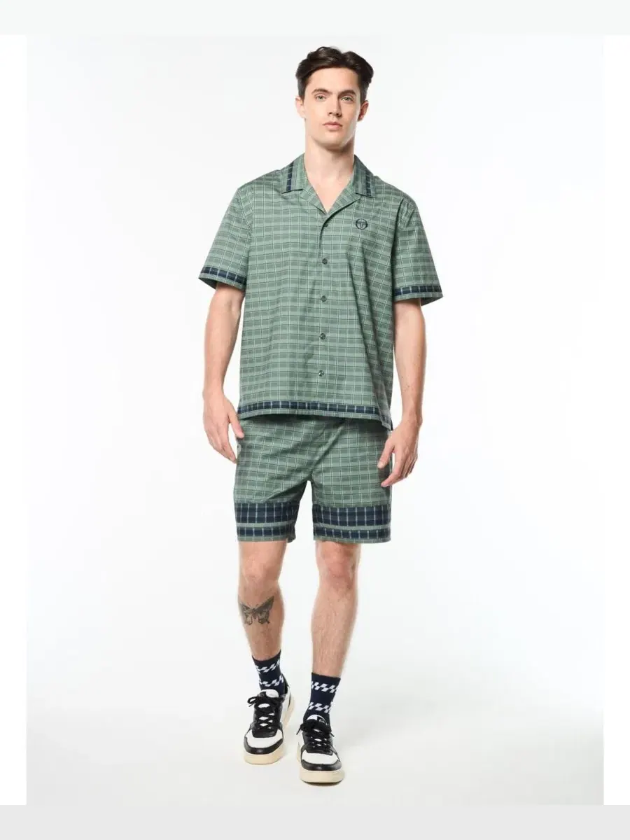 Рубашка Quadretto Cabana Sergio Tacchini — изображение 5 из 5, зеленый