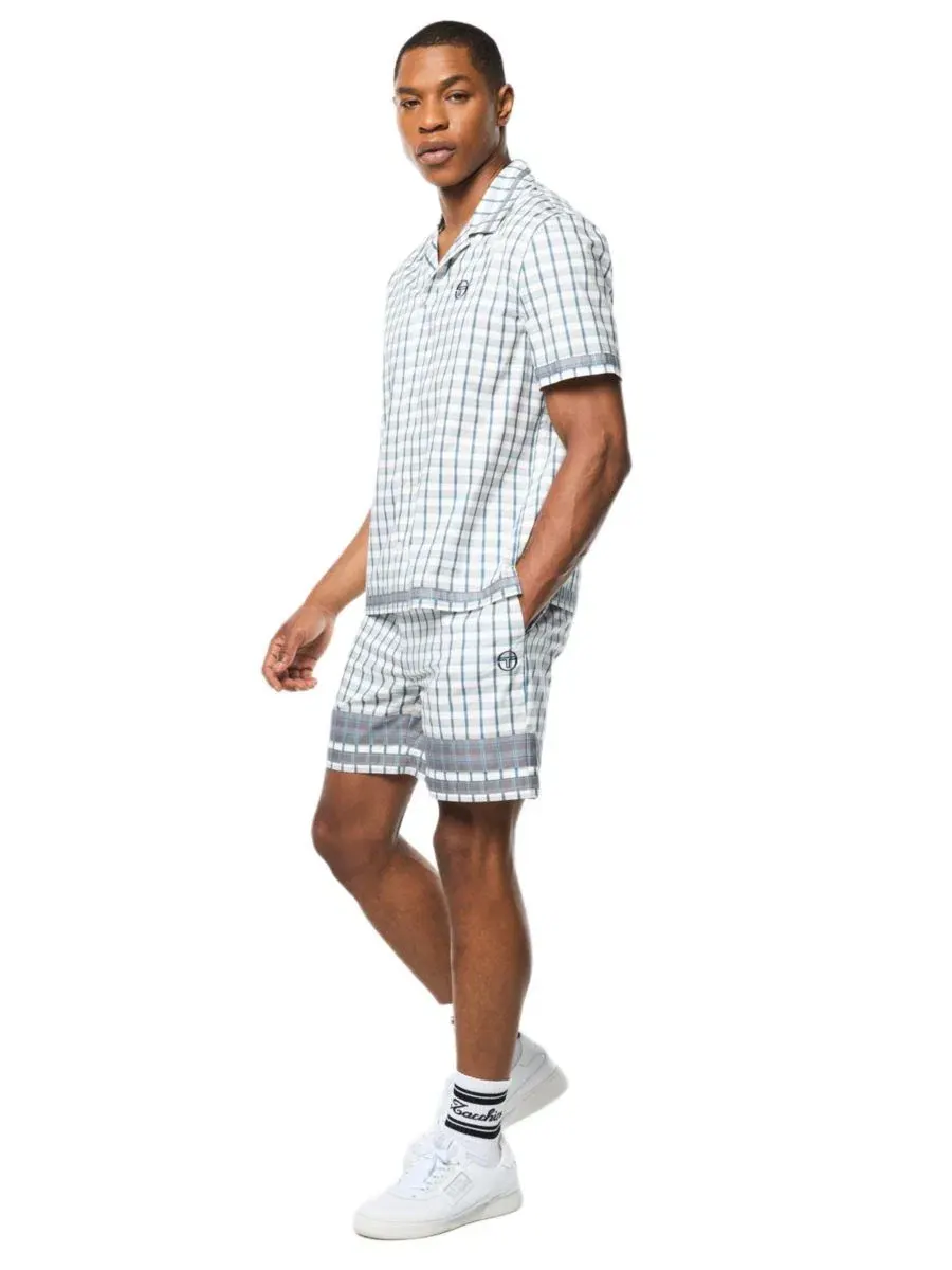 Рубашка Quadretto Cabana с принтом Sergio Tacchini — изображение 2 из 5, белый