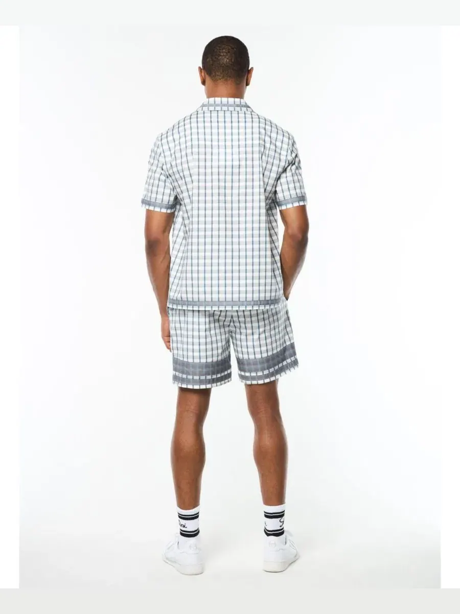 Рубашка Quadretto Cabana с принтом Sergio Tacchini — изображение 4 из 5, белый