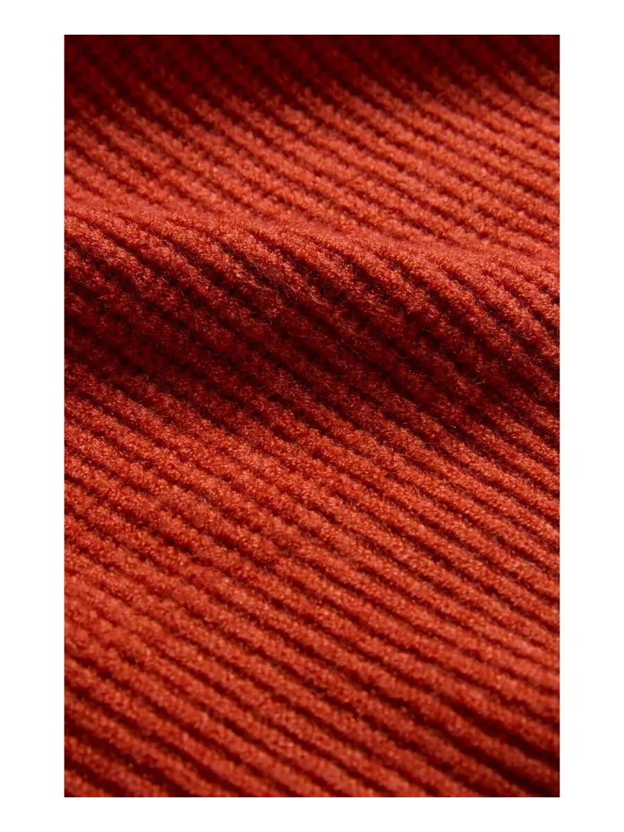 Кардиган свободного кроя с V-образным вырезом Slouchy Ribbed Celtic & Co. — изображение 5 из 7, оранжевый