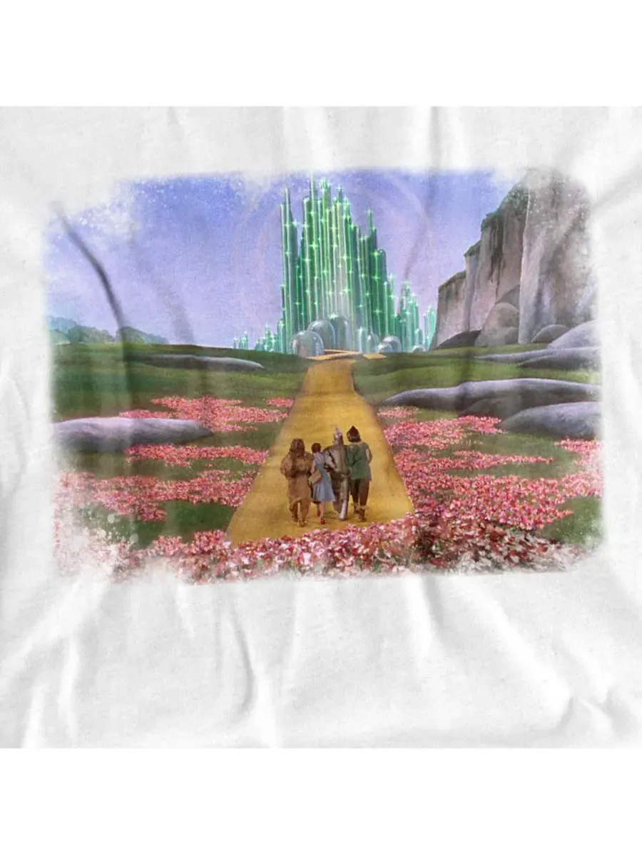 Футболка с принтом We're Off To See The Wizard Wizard Of Oz — изображение 3 из 3, белый
