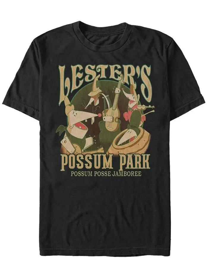 Мужская футболка Lesters Possum Park с коротким рукавом Fifth Sun — изображение 1 из 1, черный