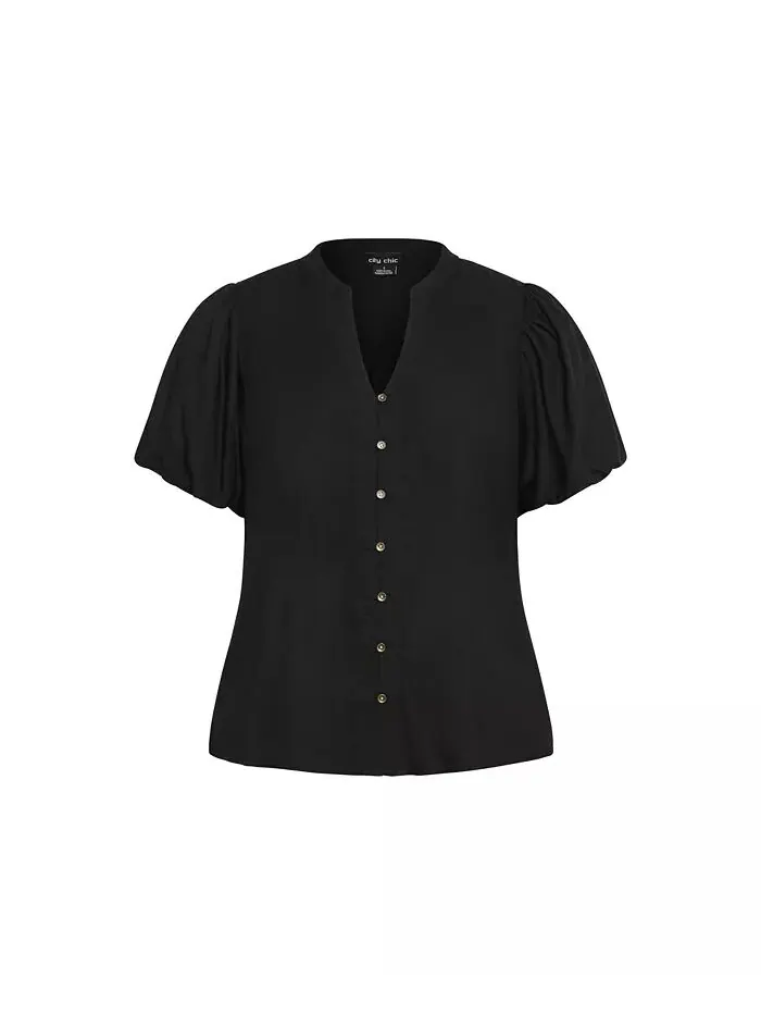 Женская рубашка Georgia CITY CHIC — изображение 3 из 3, черный