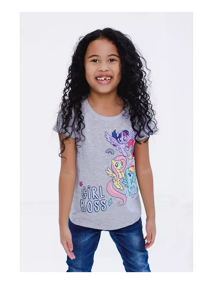 Футболка для девочек My Pony My Little Pony — изображение 3 из 5, серый