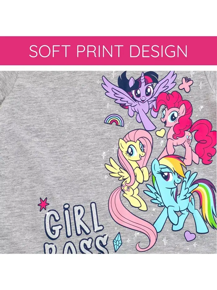 Футболка для девочек My Pony My Little Pony — изображение 4 из 5, серый