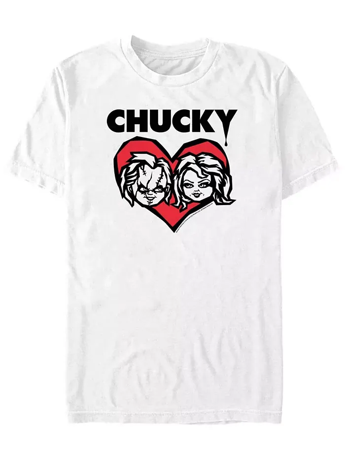 Мужская футболка с коротким рукавом Chucky Heart Fifth Sun — изображение 1 из 3, белый