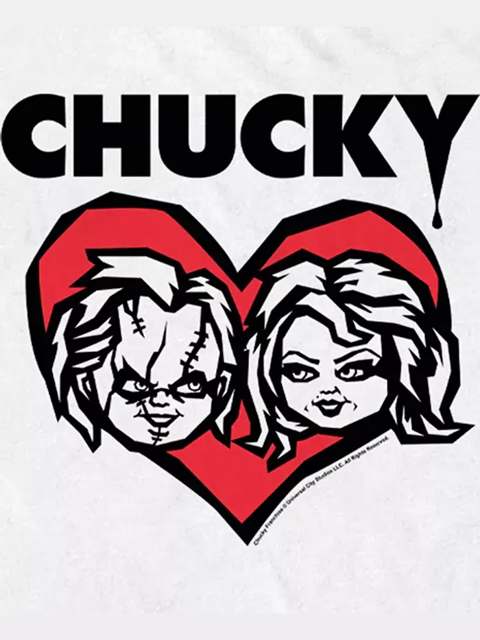 Мужская футболка с коротким рукавом Chucky Heart Fifth Sun — изображение 3 из 3, белый