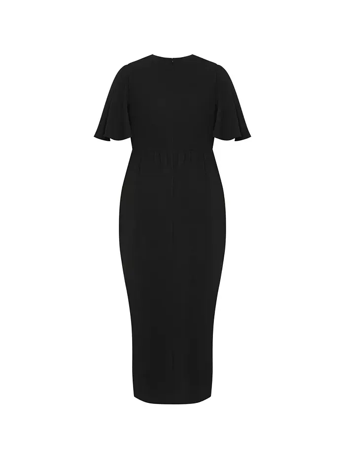 Платье макси Plus Size Braelynn CITY CHIC — изображение 5 из 5, черный