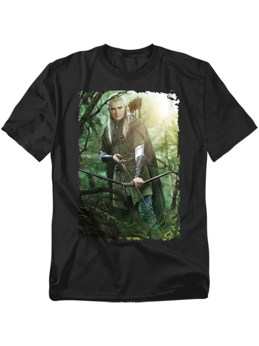Футболка с принтом The Legolas Lord Of The Rings — изображение 1 из 3, черный