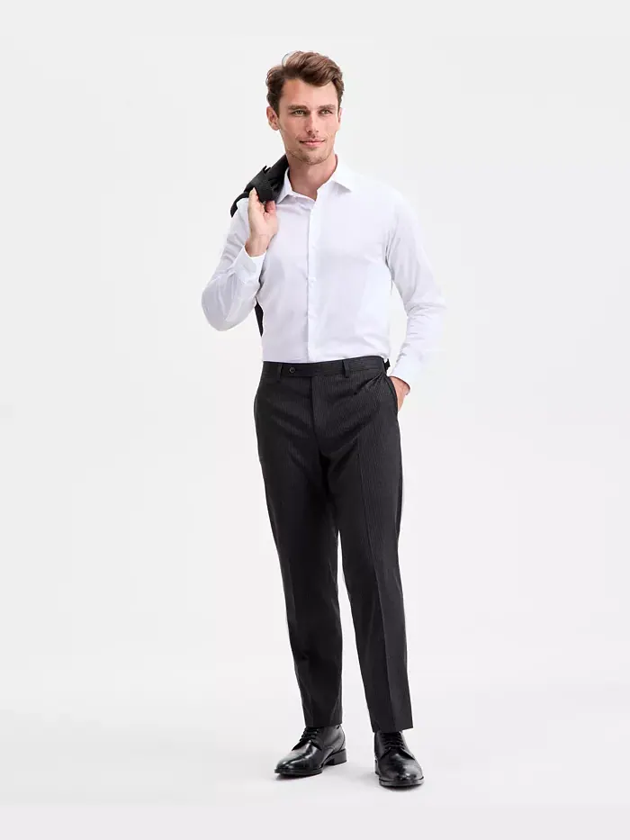 Мужской костюм Modern-Fit Perry Ellis Portfolio — изображение 5 из 10, черный