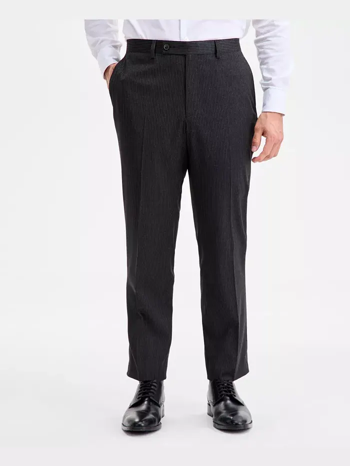 Мужской костюм Modern-Fit Perry Ellis Portfolio — изображение 6 из 10, черный