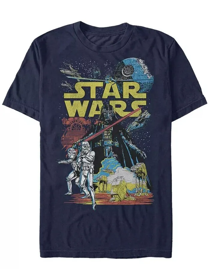 Мужская классическая футболка с коротким рукавом Darth Vader Supreme из сериала «Звездные войны» — изображение 1 из 1