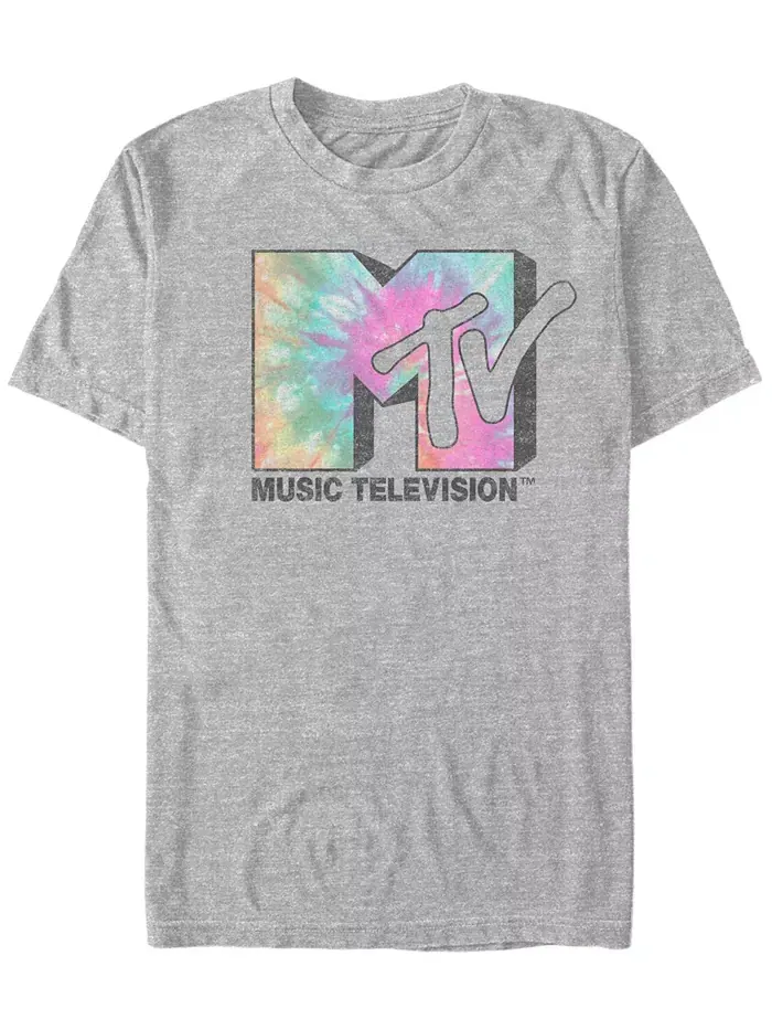 Мужская классическая футболка с коротким рукавом Logo Classic Tie Dye Fifth Sun — изображение 1 из 1, серый