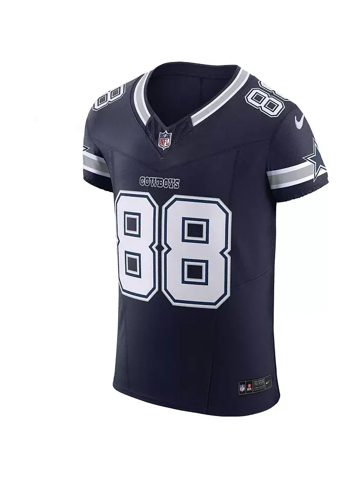 Мужская футболка Dallas Cowboys Vapor F.U.S.E. Elite с именем CeeDee Lamb Nike — изображение 4 из 5, темно-синий белый
