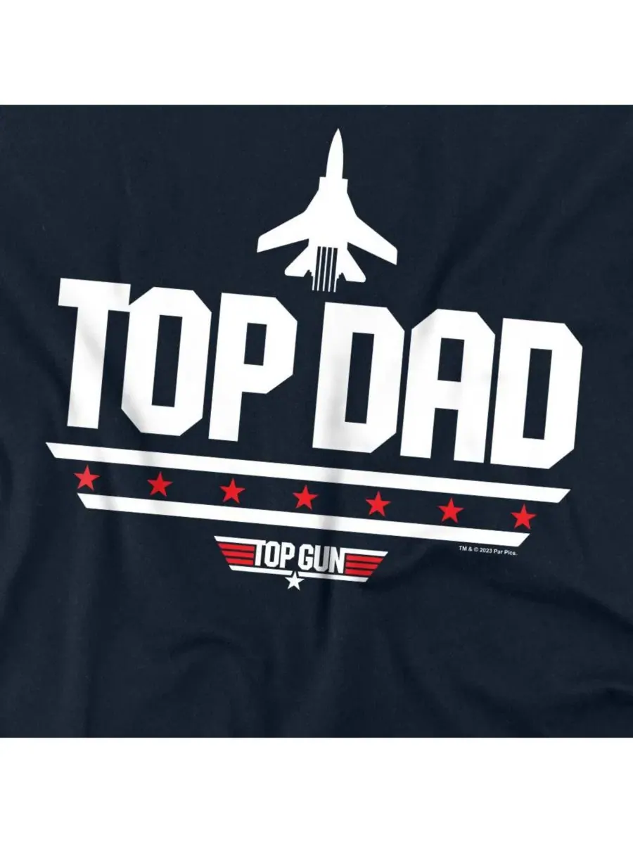 Футболка с принтом Dad Father'S Day Top Gun — изображение 3 из 3, темно-синий