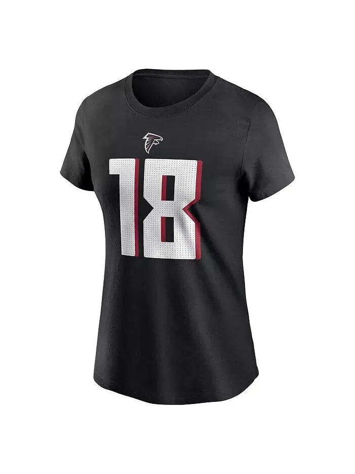 Женская черная футболка с именем и номером игрока Kirk Cousins ​​Atlanta Falcons Nike — изображение 2 из 3, черный