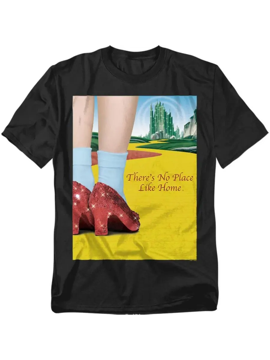 Футболка с принтом There's No Place Like Home Wizard Of Oz — изображение 1 из 3, черный