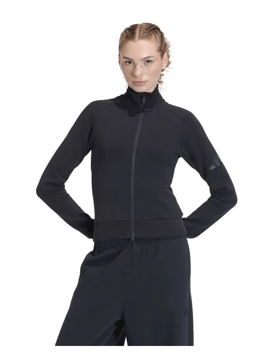 Женская облегающая спортивная куртка Adidas