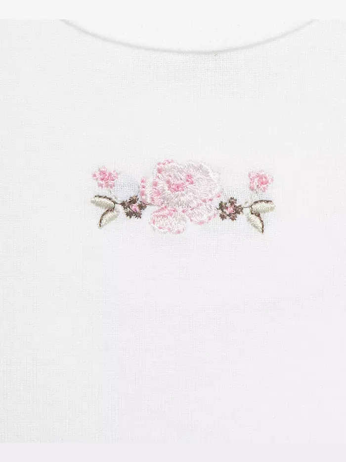 Подарочный набор для девочек "Vintage Rose", 6 предметов, хлопок Little Me — изображение 6 из 9, розовый
