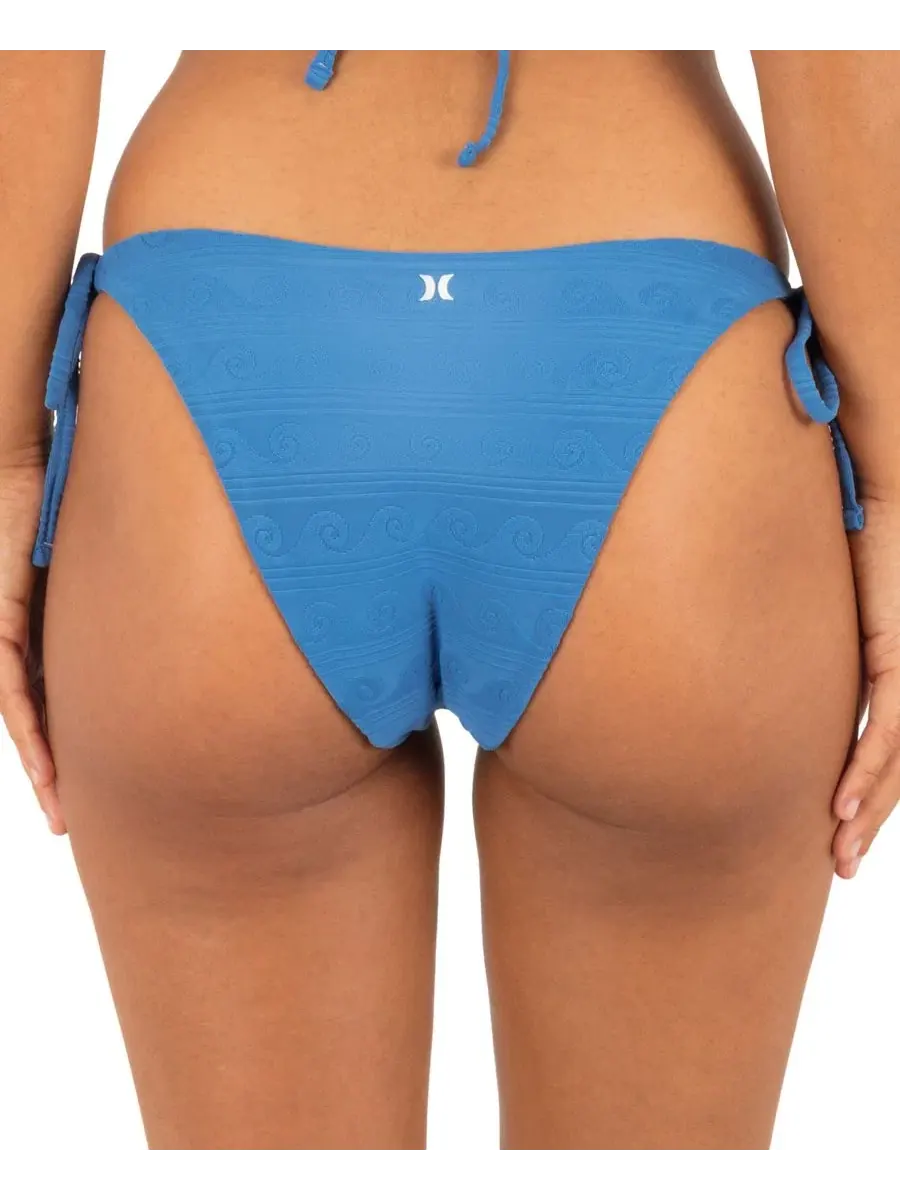 Женские плавки бикини с заниженной посадкой, модель Skimpy Coverage Low-Hip Hurley — изображение 2 из 6, джинсовый синий
