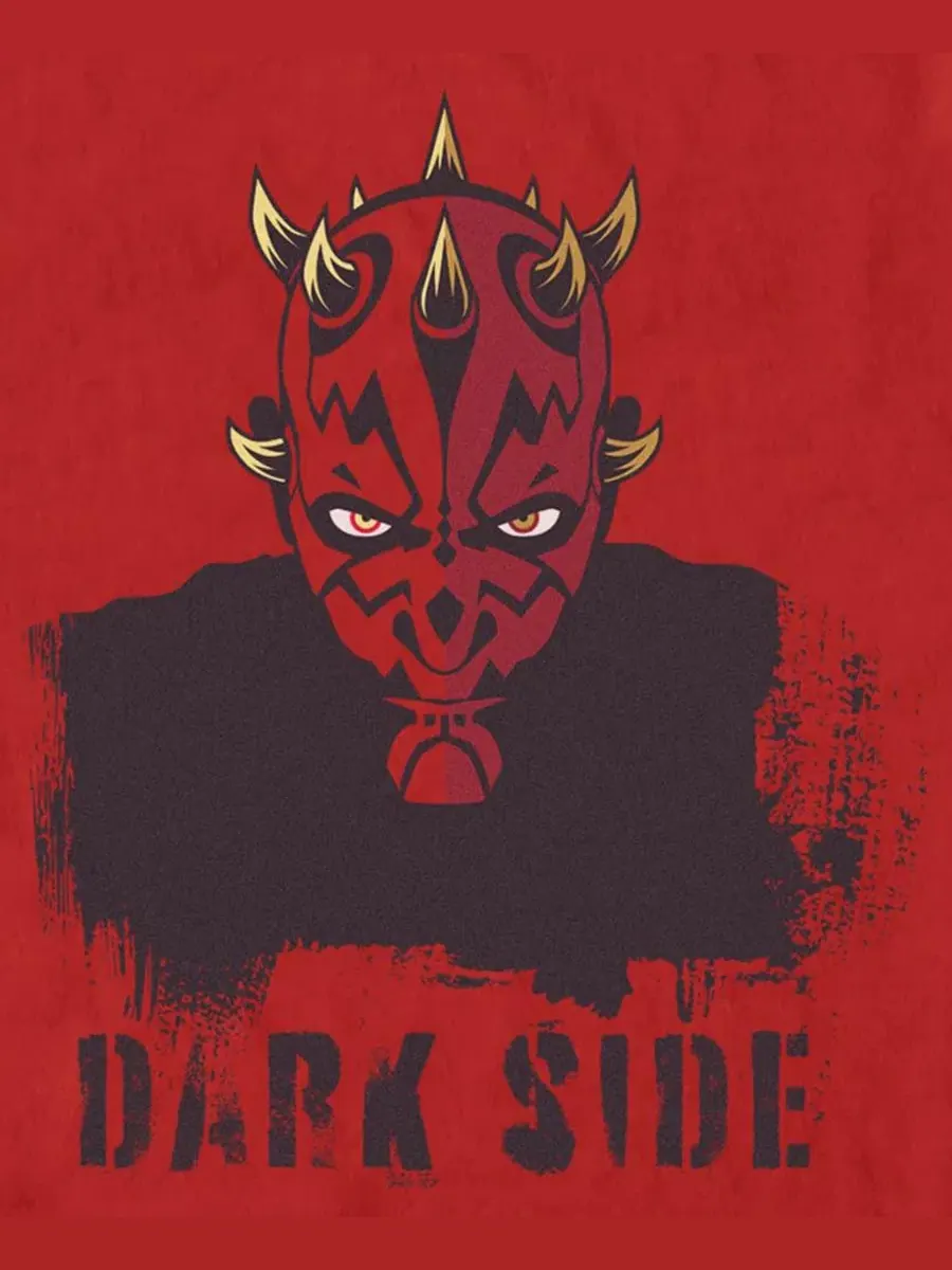 Футболка с принтом Dark Side Fifth Sun — изображение 3 из 3, красный