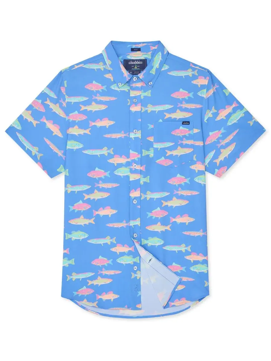 Мужская рубашка Chubbies — изображение 1 из 3, синий
