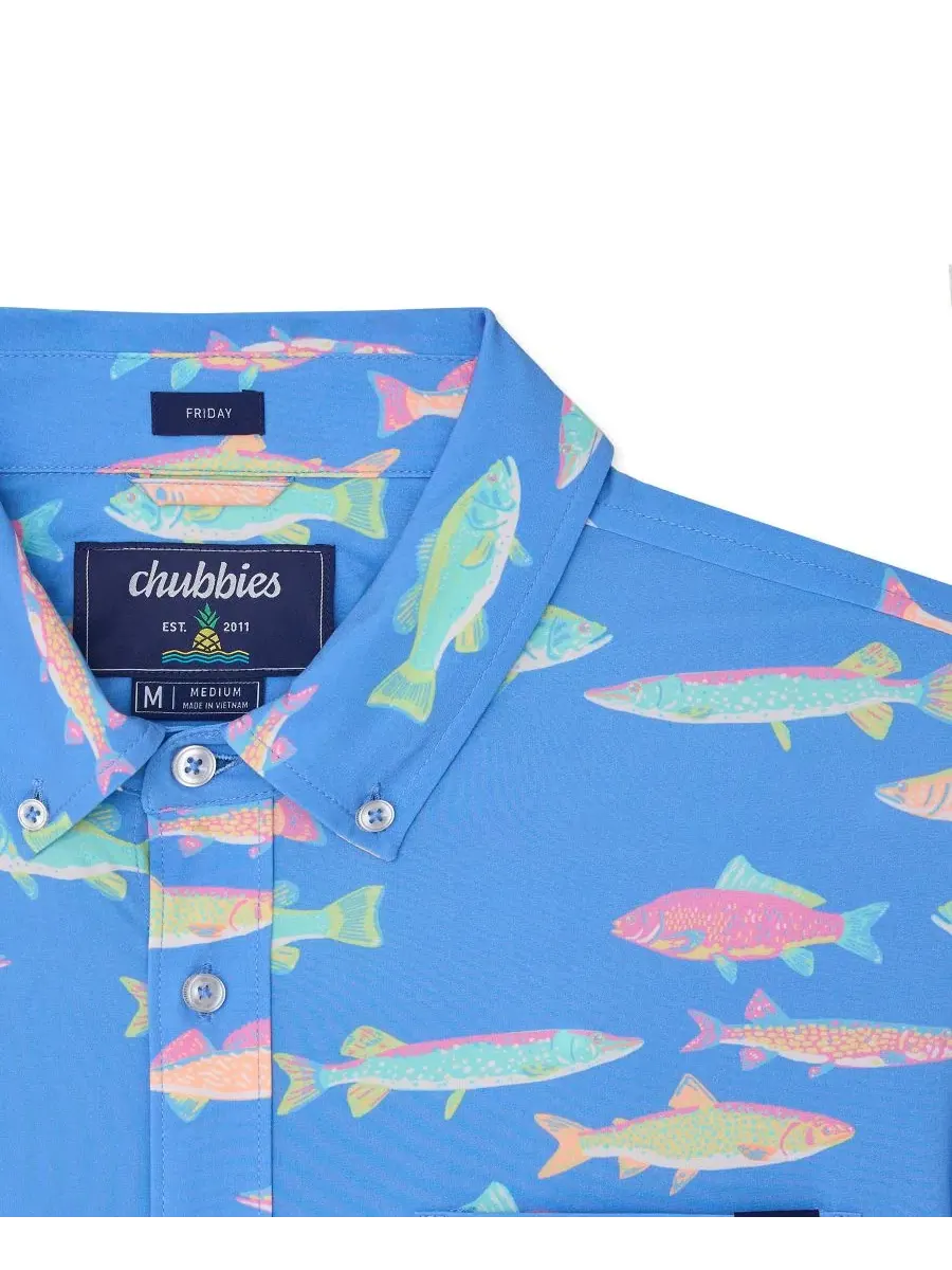 Мужская рубашка Chubbies — изображение 2 из 3, синий