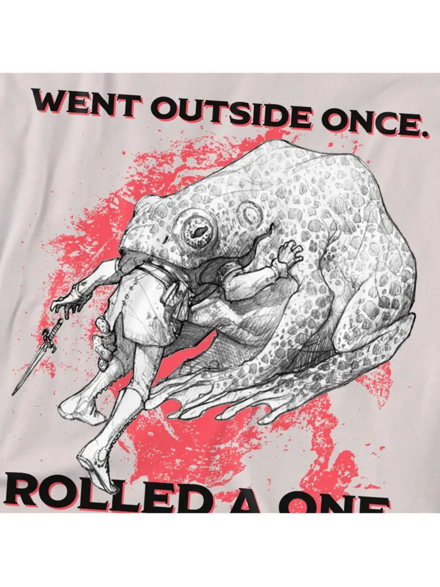 Футболка Big & Tall Dungeons And Dragons Rolled A One D&D — изображение 2 из 3, серебряный