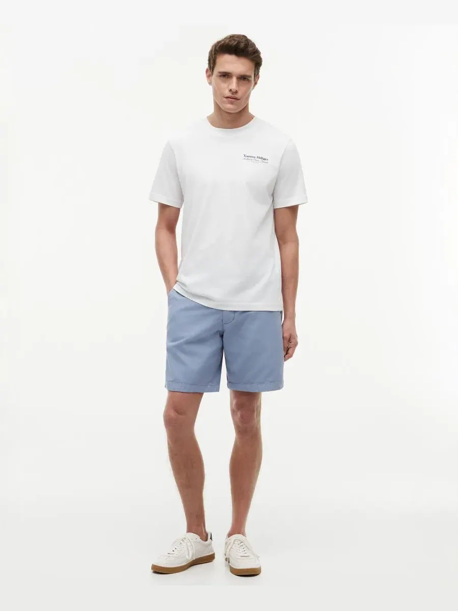 Футболка с принтом Nautical Back Graphic Tommy Hilfiger — изображение 4 из 4, белый