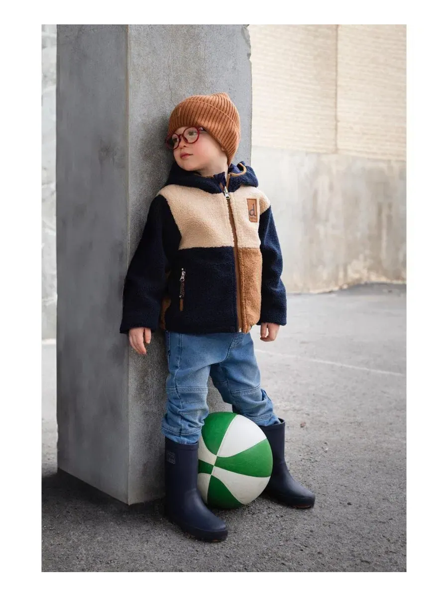 Детская куртка двусторонняя с флисом и мембраной, модель Reversible Mid-Season Deux par Deux — изображение 2 из 7