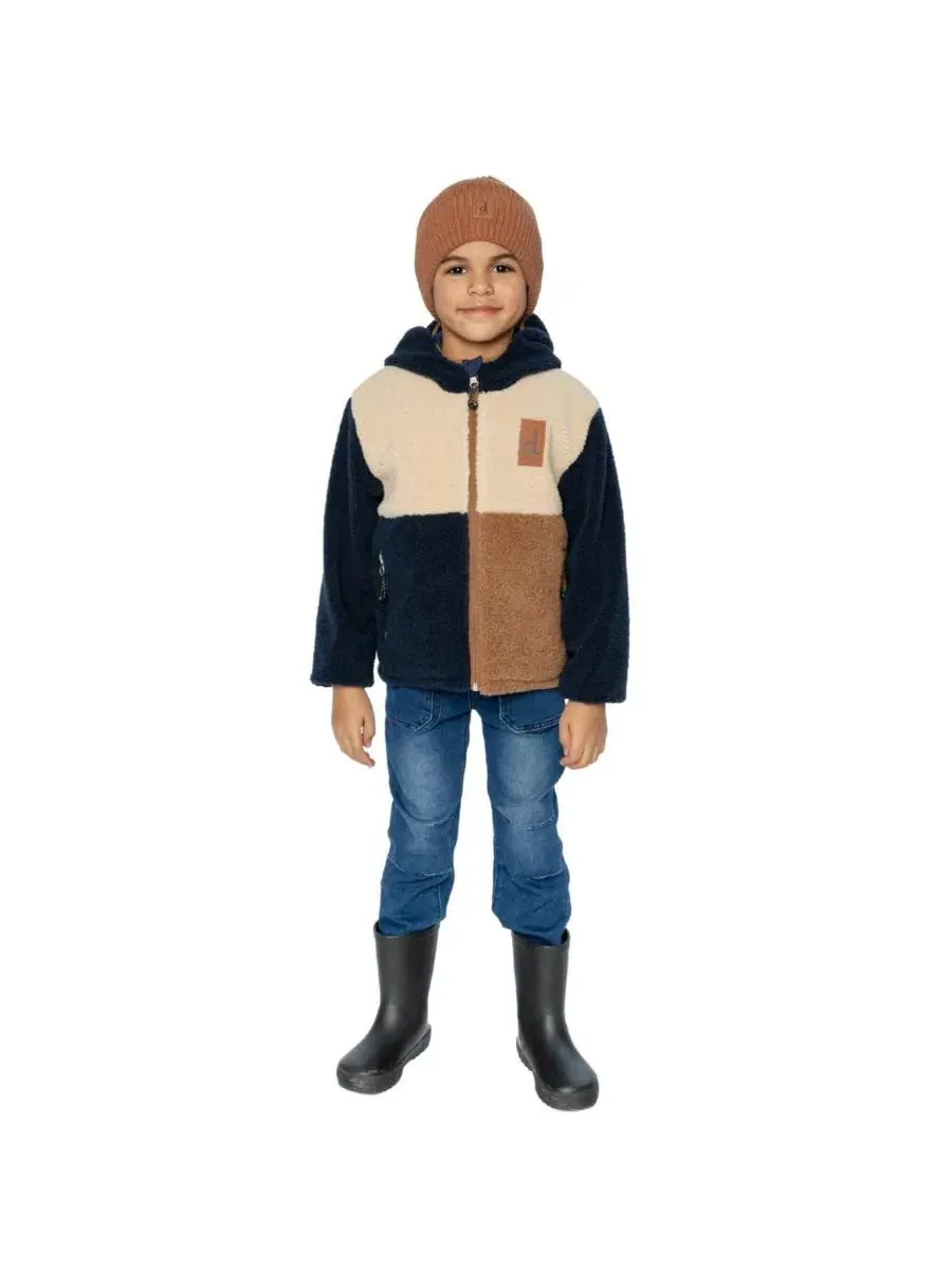 Детская куртка двусторонняя с флисом и мембраной, модель Reversible Mid-Season Deux par Deux — изображение 3 из 7