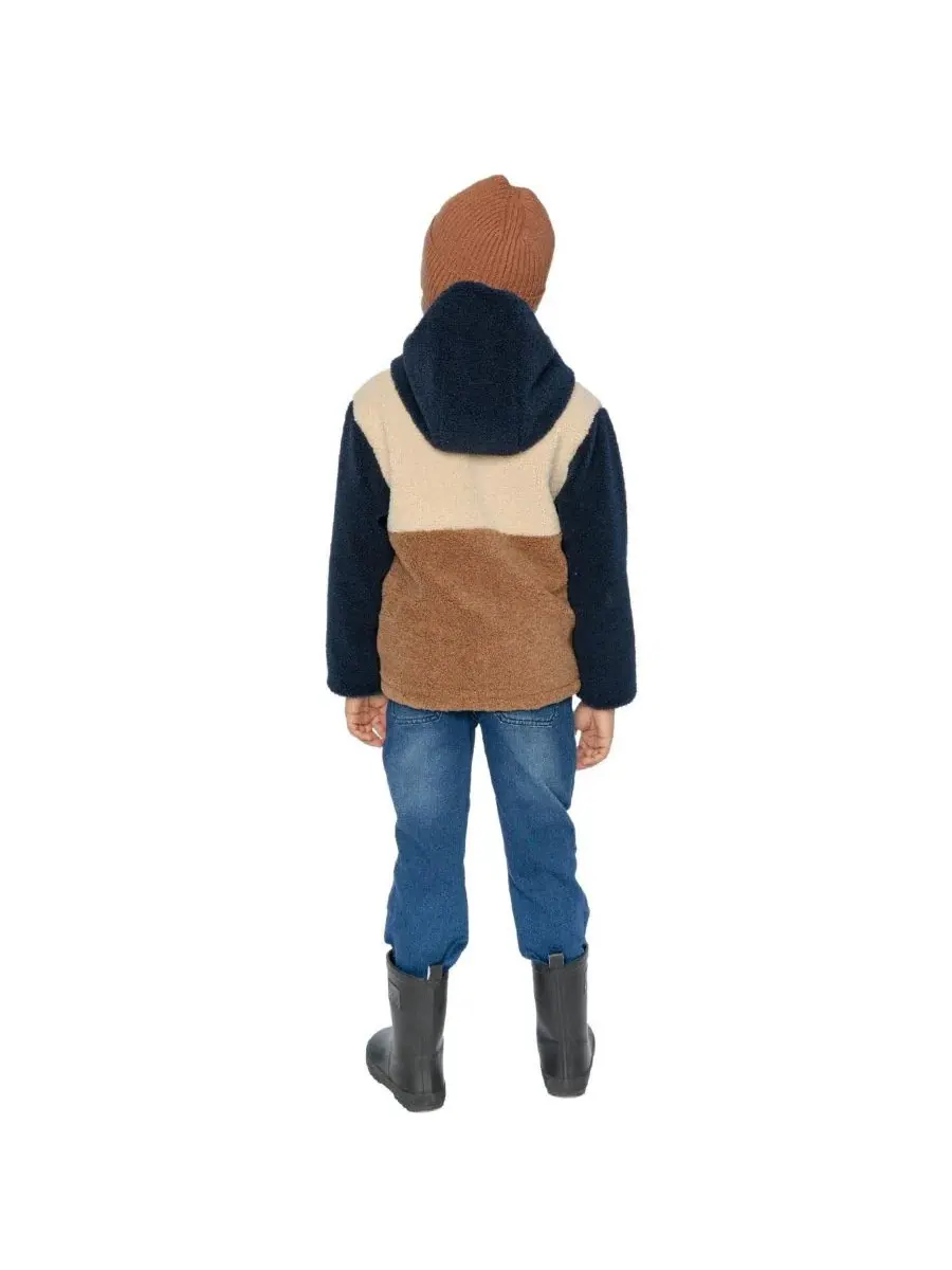 Детская куртка двусторонняя с флисом и мембраной, модель Reversible Mid-Season Deux par Deux — изображение 5 из 7