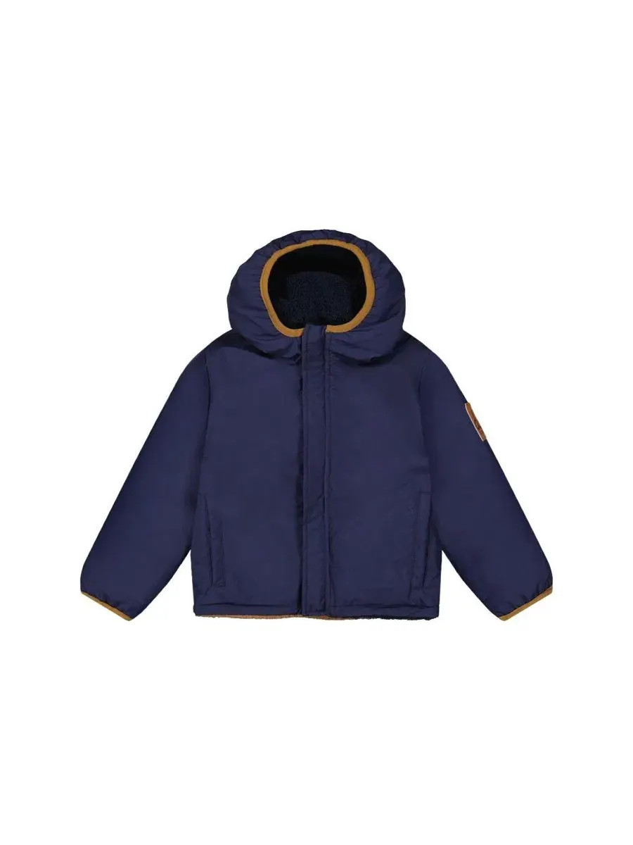Детская куртка двусторонняя с флисом и мембраной, модель Reversible Mid-Season Deux par Deux — изображение 7 из 7