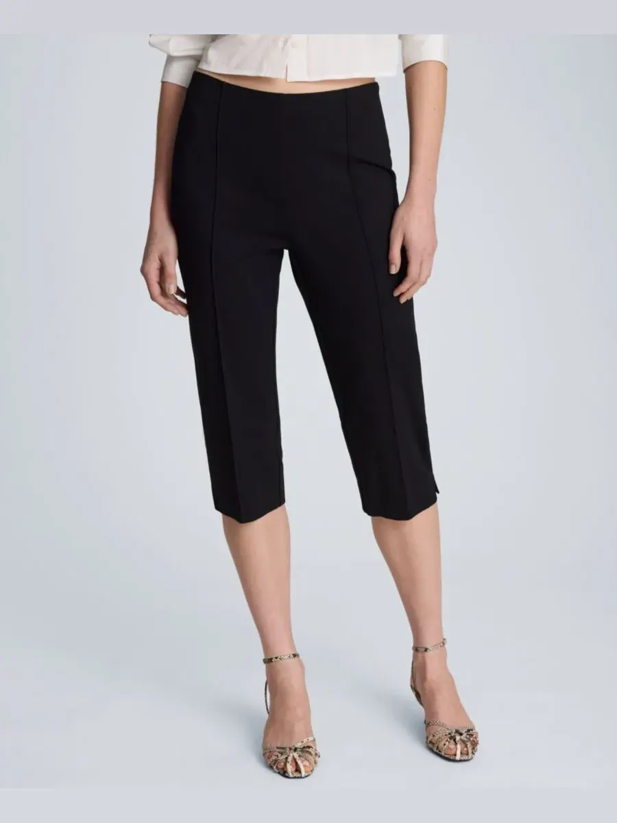 Капри с высокой посадкой Hollywood Mid-Rise Kenneth Cole — изображение 1 из 5, черный
