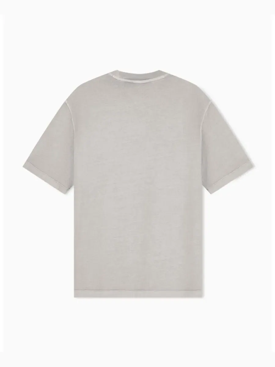 Футболка с принтом Vintage Wording A|X Armani Exchange — изображение 5 из 6, винтажный хаки