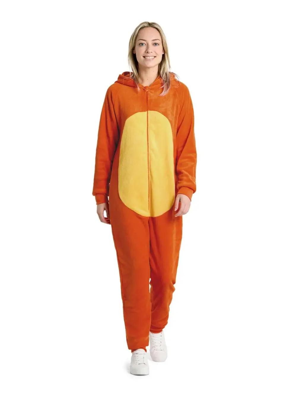 OppoSuits Мужской официальный костюм Генгара - Боди Покемон для взрослых - Фиолетовый — изображение 3 из 6, оранжевый
