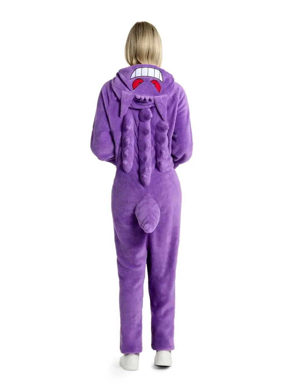OppoSuits Мужской официальный костюм Генгара - Боди Покемон для взрослых - Фиолетовый — изображение 2 из 6