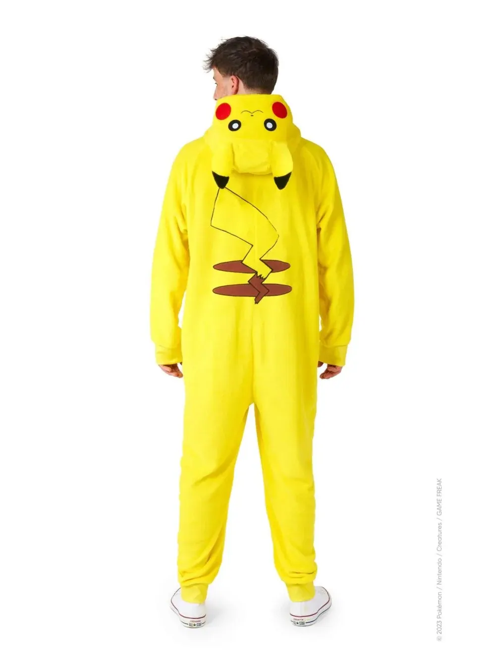 OppoSuits Мужской официальный костюм Генгара - Боди Покемон для взрослых - Фиолетовый — изображение 2 из 7, желтый