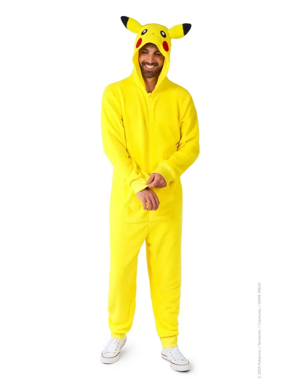 OppoSuits Мужской официальный костюм Генгара - Боди Покемон для взрослых - Фиолетовый — изображение 3 из 7, желтый