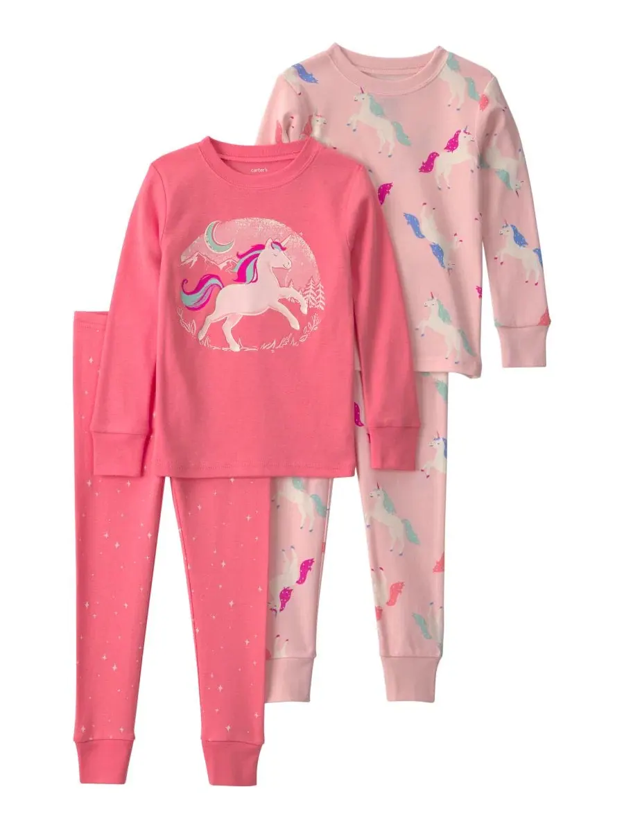 Комплект пижам с длинным рукавом Unicorn 4 предмета Carter's
