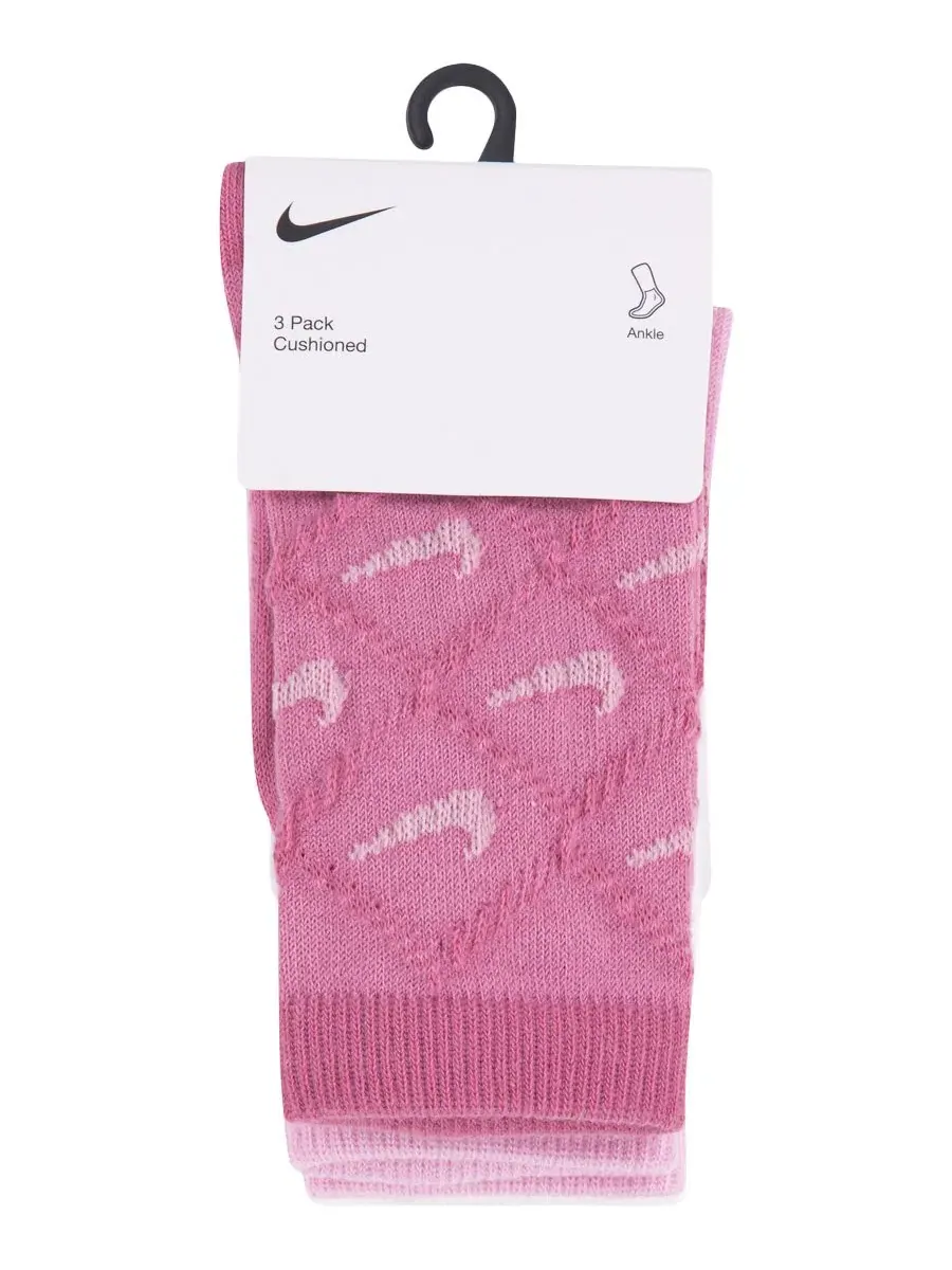 Комплект носков Nike — изображение 3 из 3, розовый