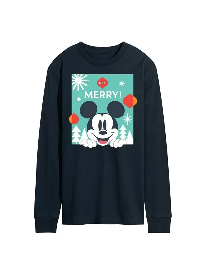 Мужская футболка с длинными рукавами Disney Holiday AIRWAVES — изображение 1 из 3, синий